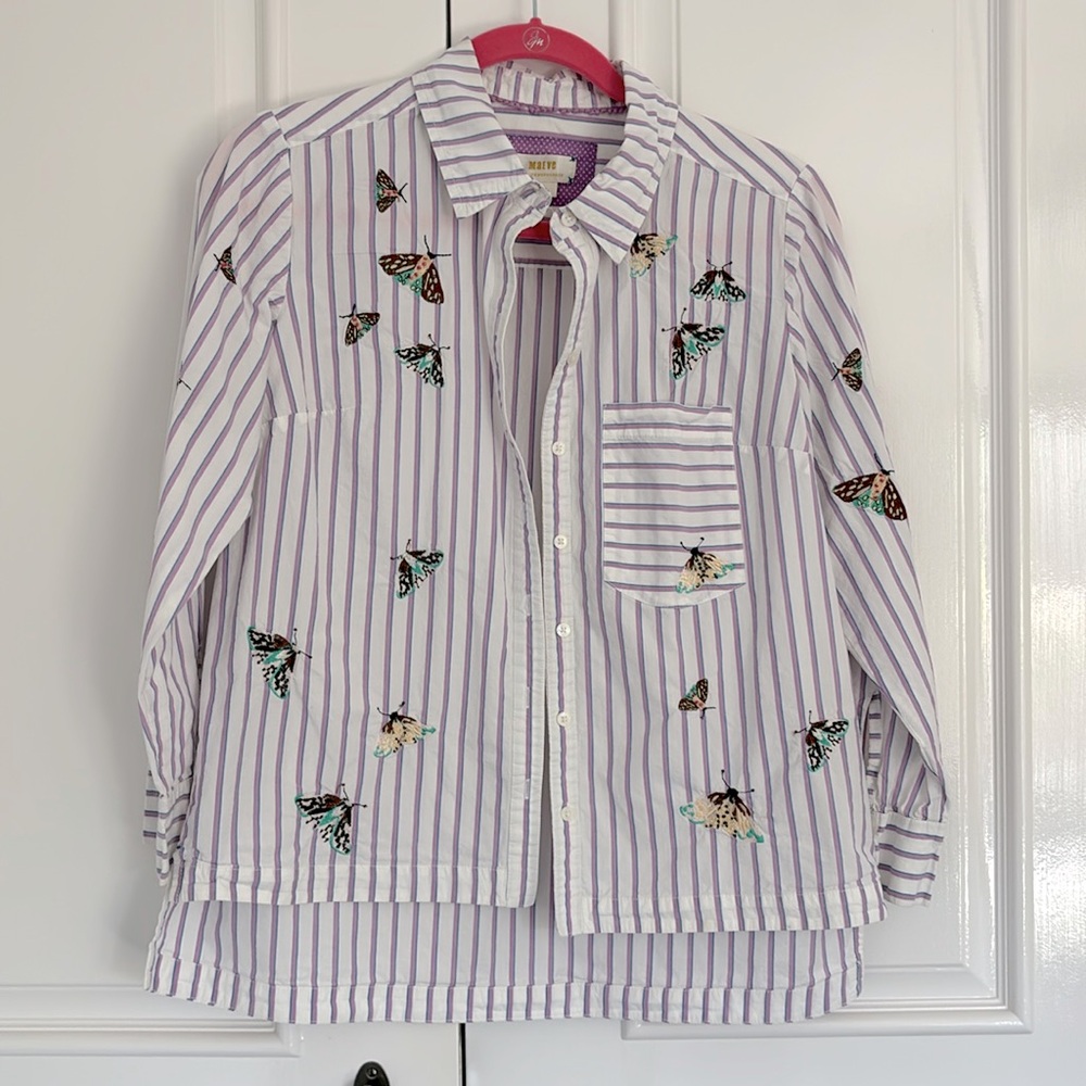 MAEVE by Anthropologie oversized cotton shirt EUC